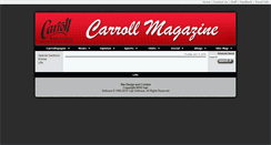 Desktop Screenshot of carrollmag.carrollspaper.com